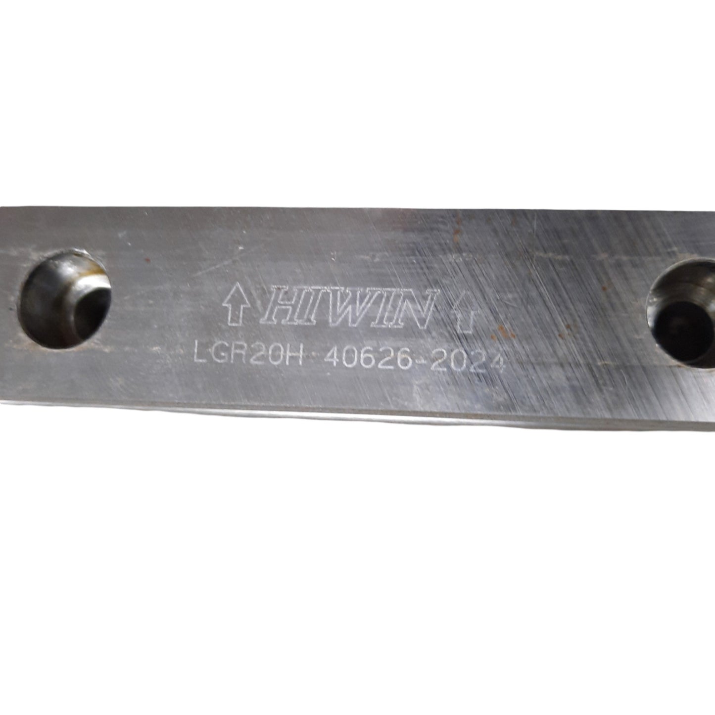 Used Hiwin LGR20H-40626-2024 Linear Guideway Rail, 15mm x 20mm x 2024mm Length