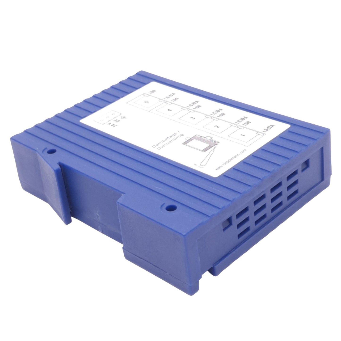 Used Hirschmann SPIDER 5TX Ethernet Switch, 5-Port RJ45, 24VDC, DIN Rail Mount