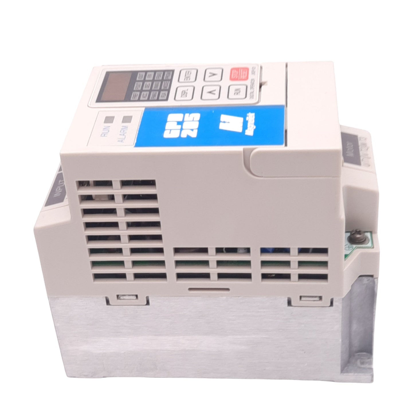Used Yaskawa CIMR-XCBU20P4 Variable Frequency Drive, 3-phase 0-230VAC 3A, 0-400Hz