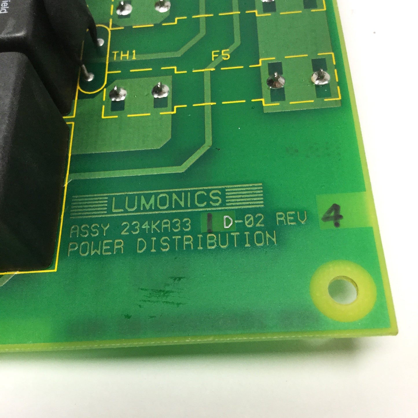 Used Lumonics 234KA331D Power Distribution Board, IMPACT 2150T Short-Pulse CO2 Laser