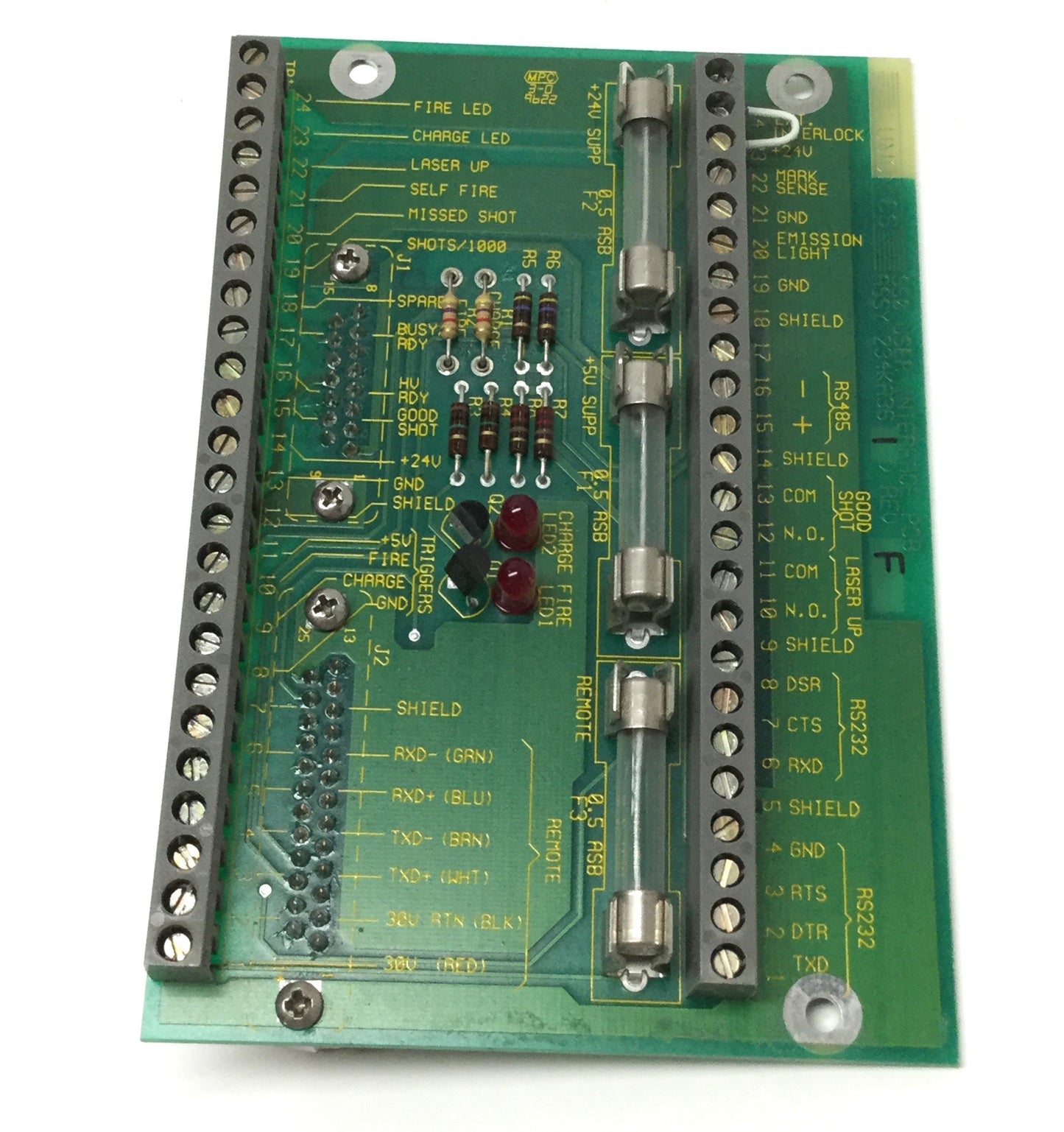 Used Lumonics 234KA361D User Interface Board from IMPACT 2150T Short-Pulse CO2 Laser