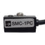 Used Parker SMC-1PC Hall Effect Sensor, PNP N.C., 6-30VDC 150mA, 3-Pin M8 Male, 150mm