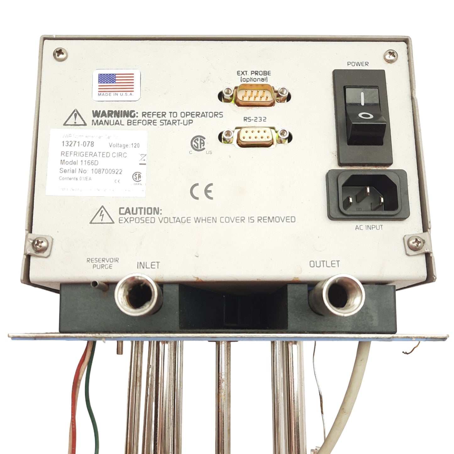 Used VWR 1166D Digital Immersion Circulator Heater Chiller Temperature Controller