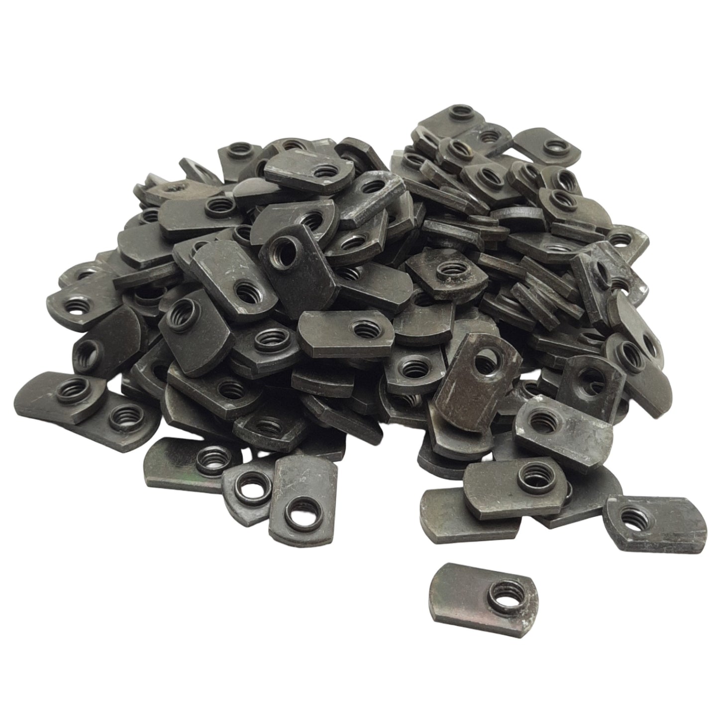 Used Lot of 175 80/20 Inc 3278 Slide-In Economy T-Nuts Zinc Black, 5/16-18, 15 Series