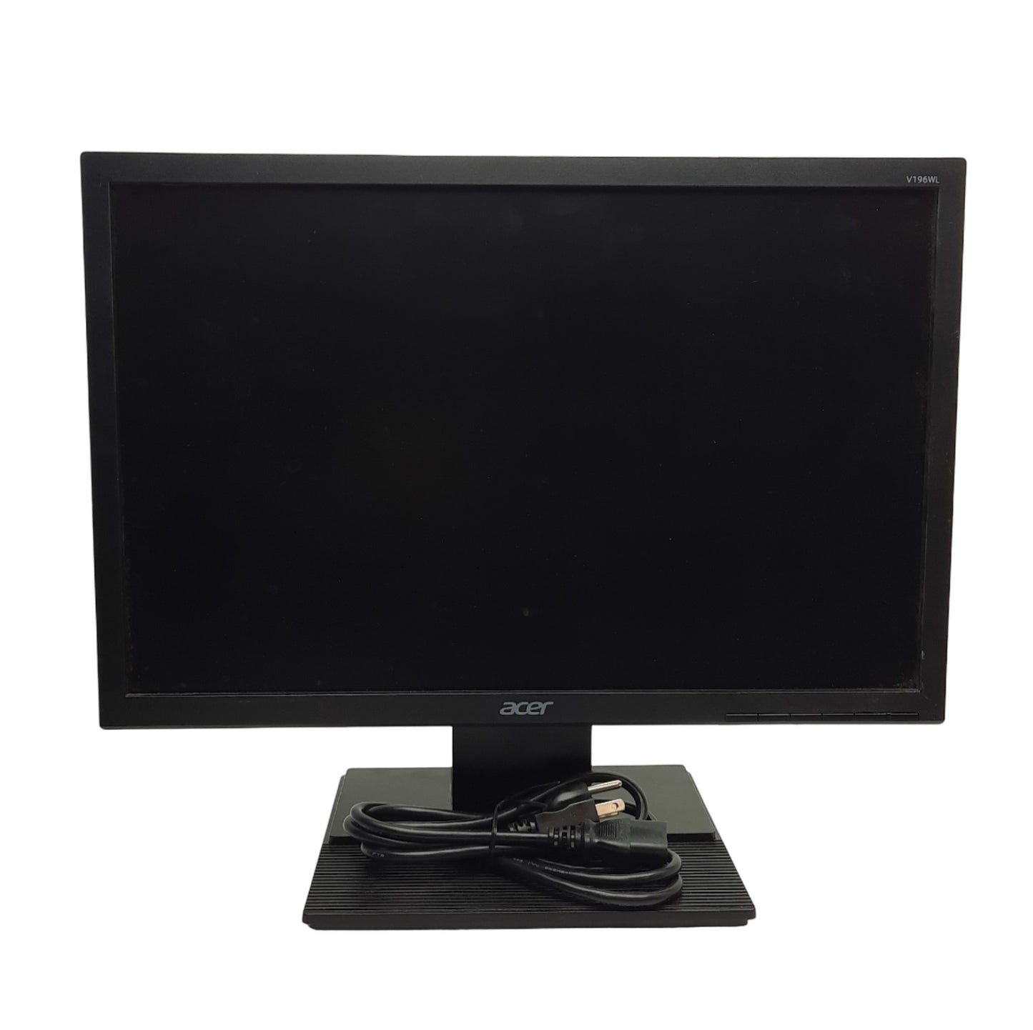 Used Acer V196WL Widescreen LCD Monitor, 19in, 1440 x 900, 100-240VAC, VGA Video