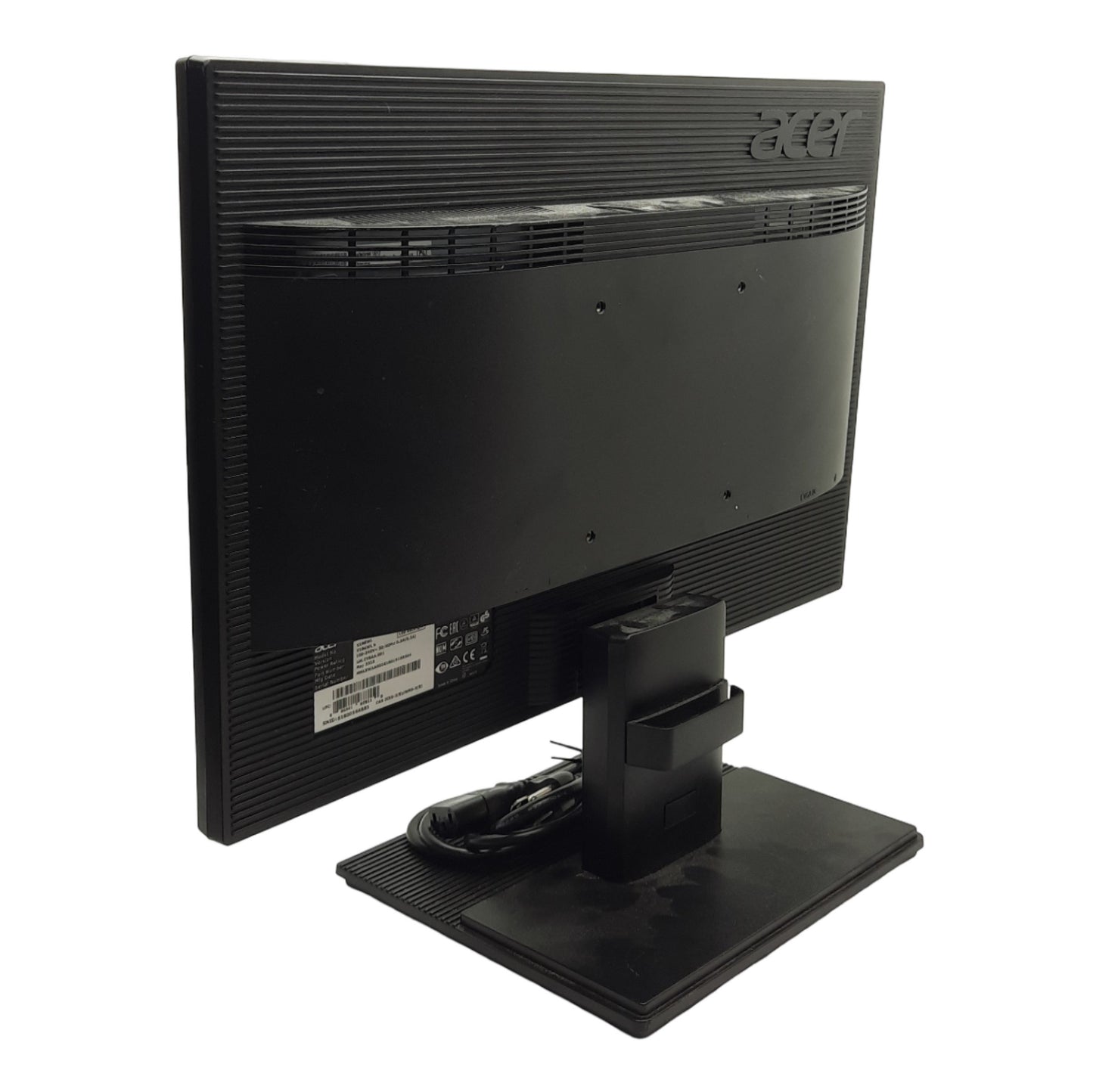 Used Acer V196WL Widescreen LCD Monitor, 19in, 1440 x 900, 100-240VAC, VGA Video