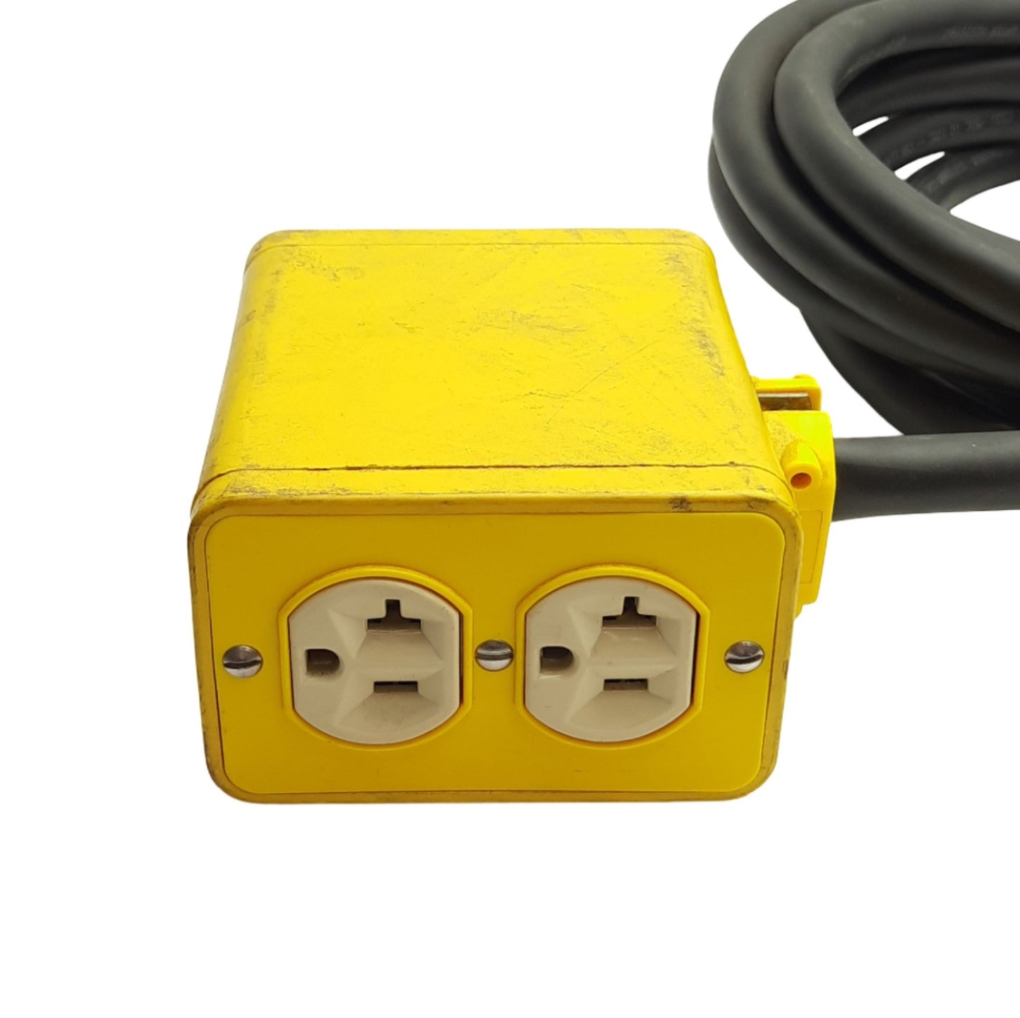 Used Wood Head 3000-10A123 3000 Series Super-Safeway Receptacle Box, x2 NEMA 5-20