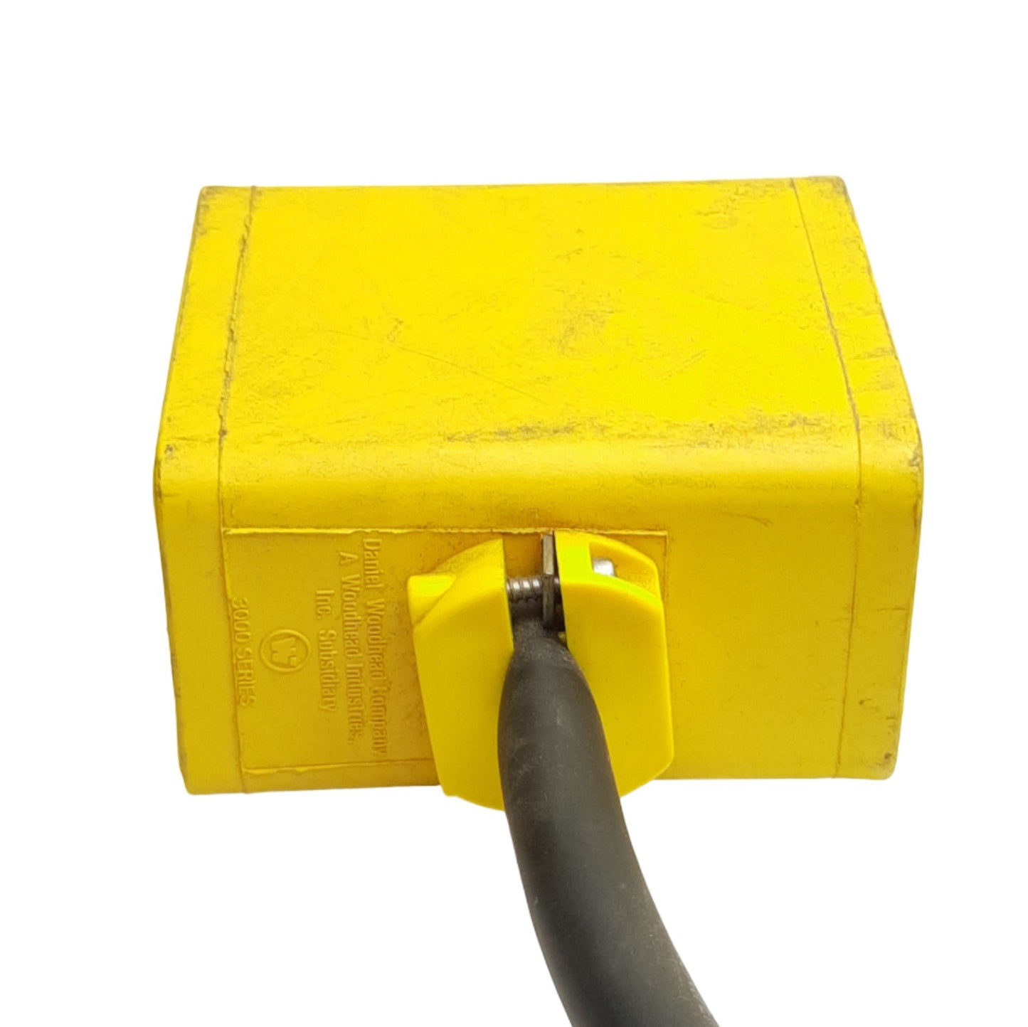 Used Wood Head 3000-10A123 3000 Series Super-Safeway Receptacle Box, x2 NEMA 5-20