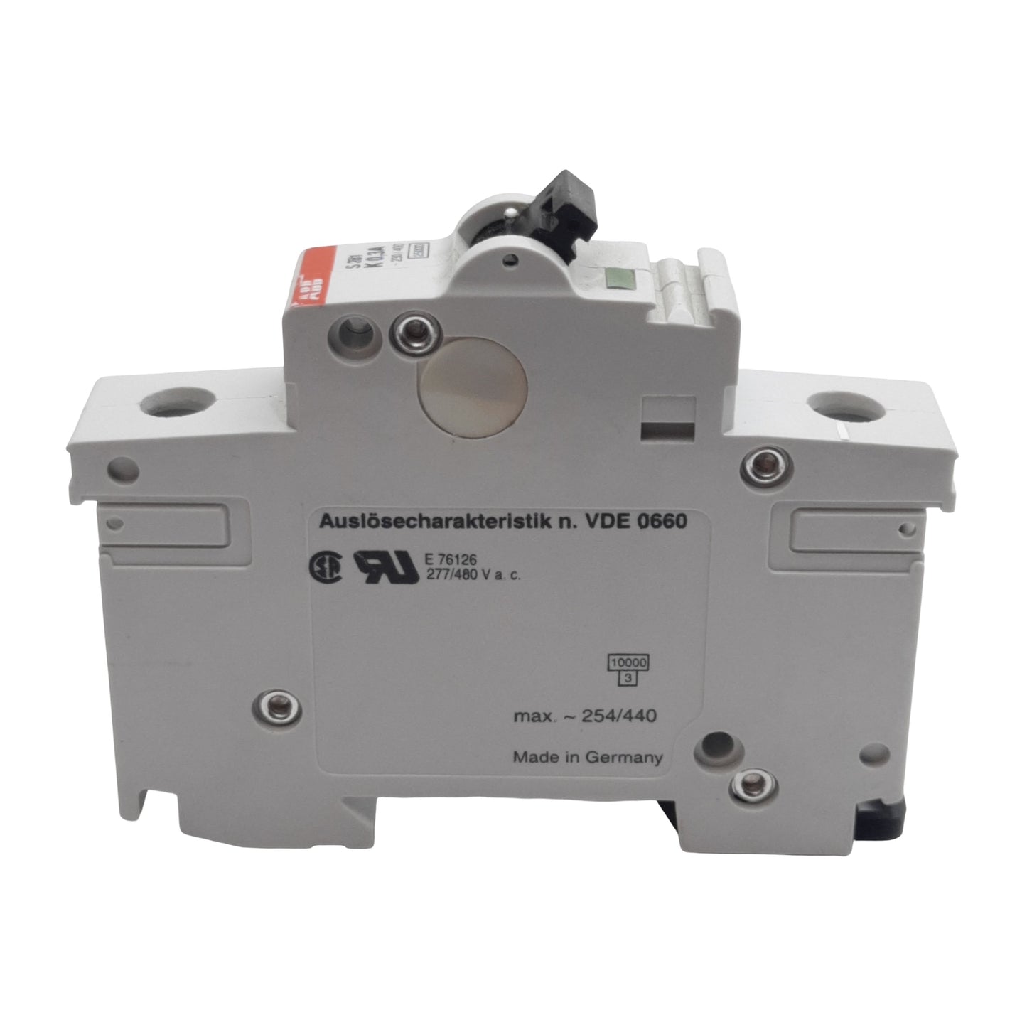 Used ABB S281-K0.3 Circuit Breaker, 1-Pole, 0.3A 230/400VAC, K-Curve, DIN Rail