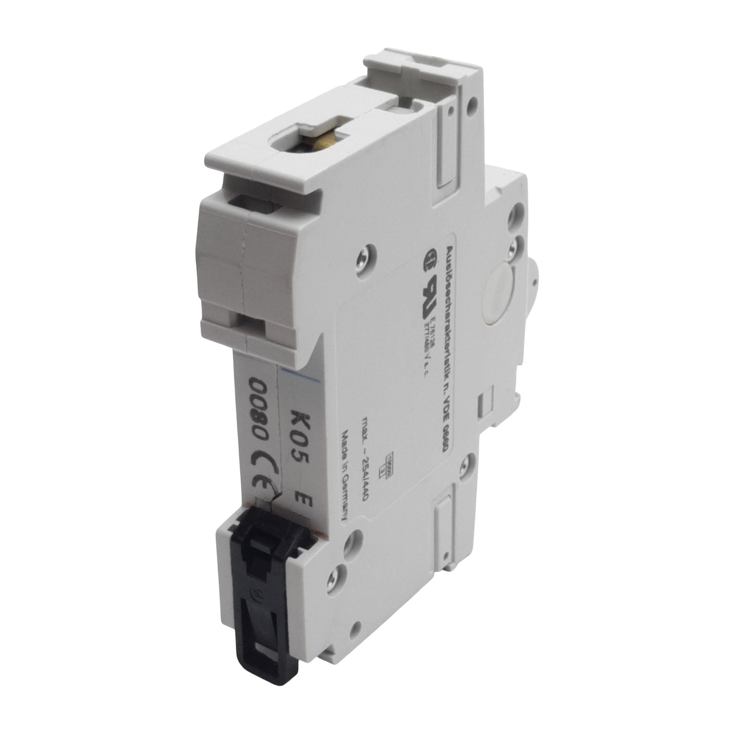 Used ABB S281-K0.5 Circuit Breaker, 1-Pole, 0.5A 230/400VAC, K-Curve, DIN Rail