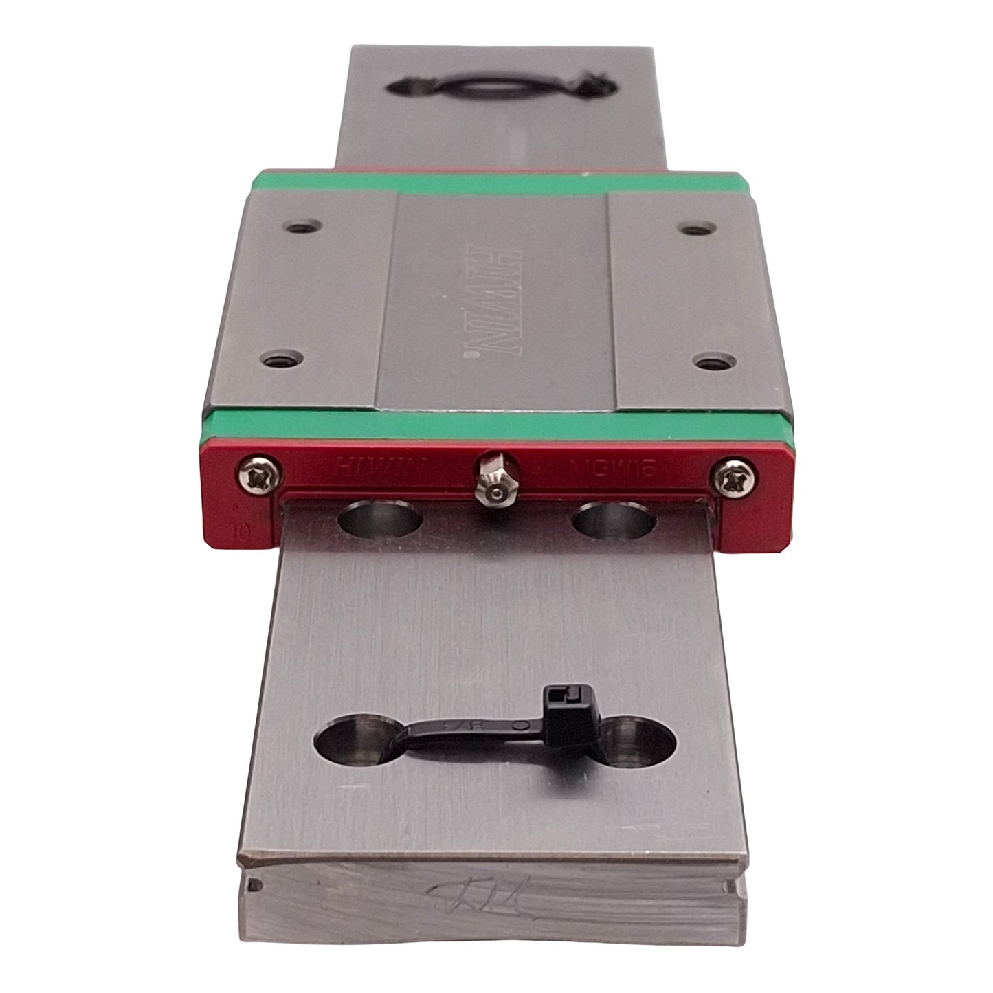 Used Hiwin MGW15H Linear Guide Assembly, 192mm Rail, 73.8x60mm Carriage, 8.93kN Load