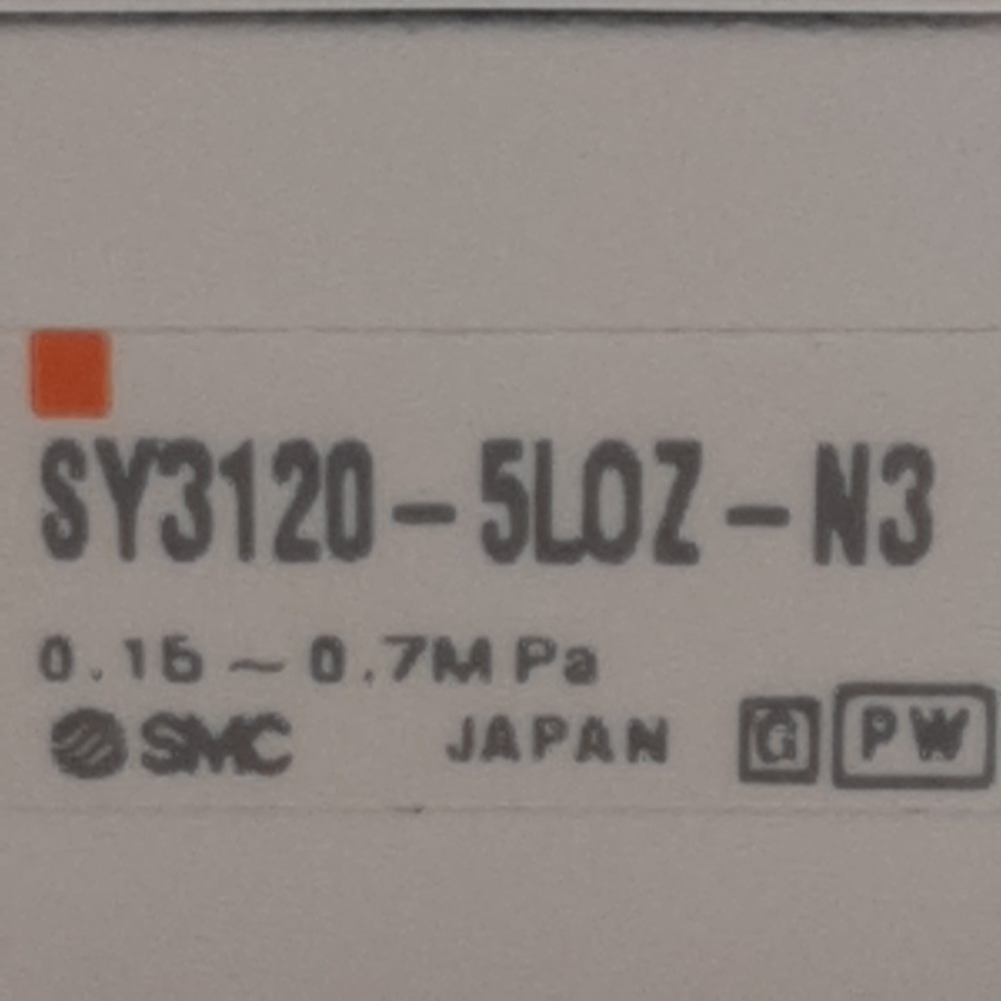 Used SMC SY3120-5LOZ-N3 Solenoid Valve 5/2-Way, 0.15-0.7MPa, M5, 24VDC Coil