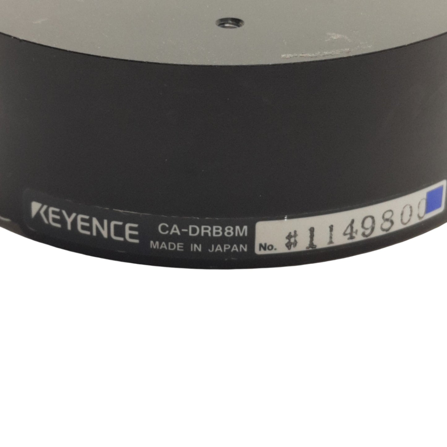 Used Keyence CA-DRB8M Multi-Angle Machine Light, ø55mm ID, ø80mm OD, 12VDC, Blue