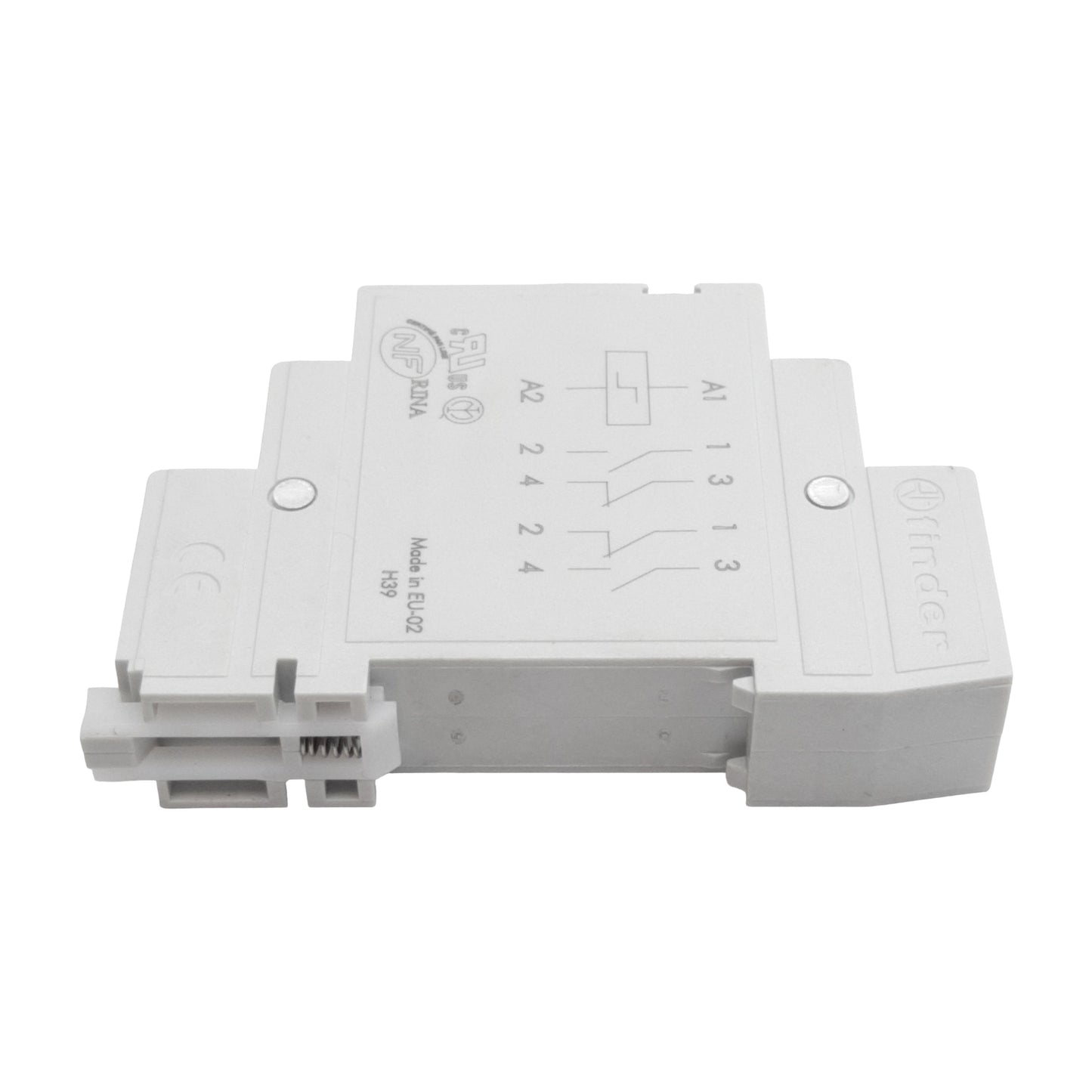 Used Finder 20.23.9.024.0000 Modular Step Relay, 1N.O+1N.C., 16A 250VAC, 24VDC Coil