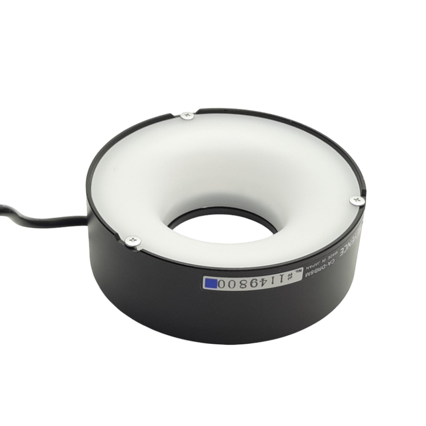 New Keyence CA-DRB8M Multi-Angle Machine Light, ø55mm ID, ø80mm OD, 12VDC, Blue