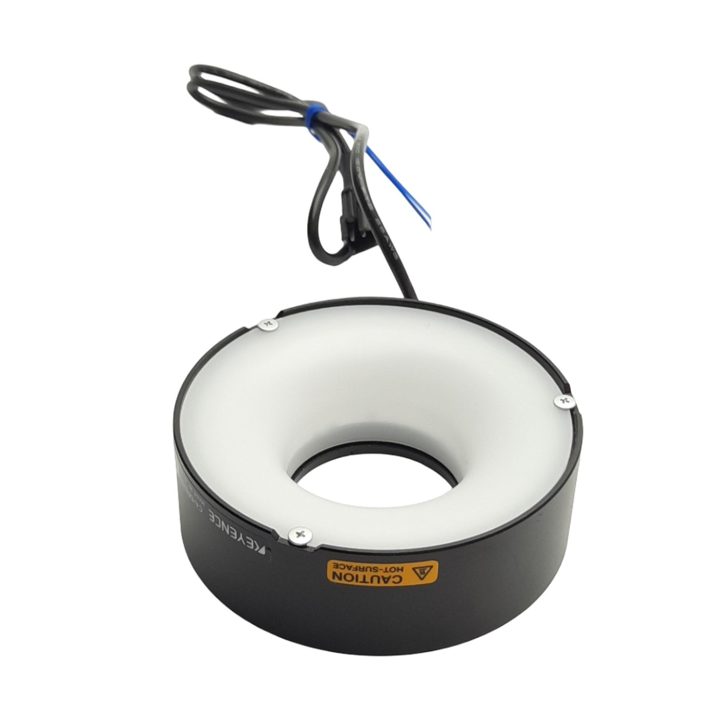 New Keyence CA-DRB8M Multi-Angle Machine Light, ø55mm ID, ø80mm OD, 12VDC, Blue