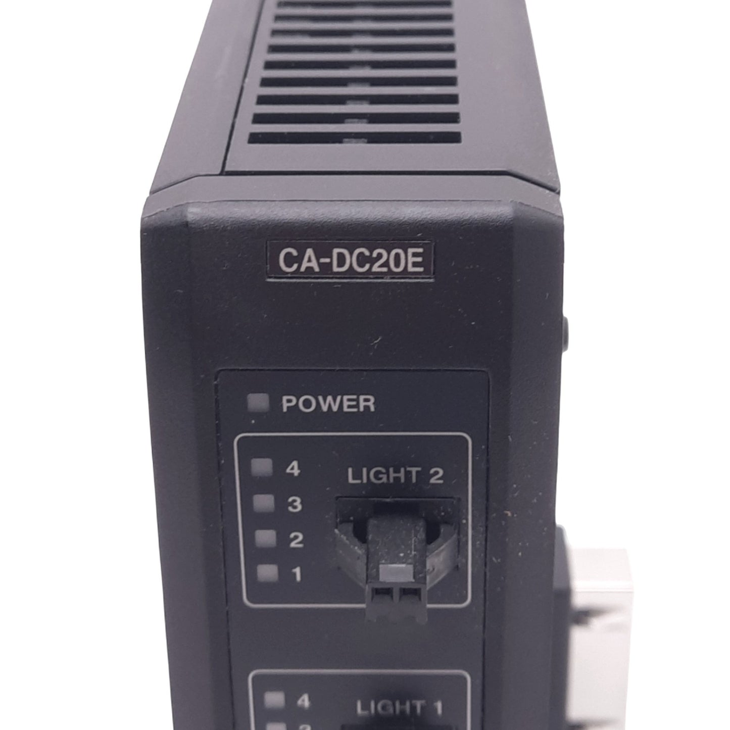Used Keyence CA-DC20E Light Control Expansion Unit, 2-Channel, 40W Max, 24VDC