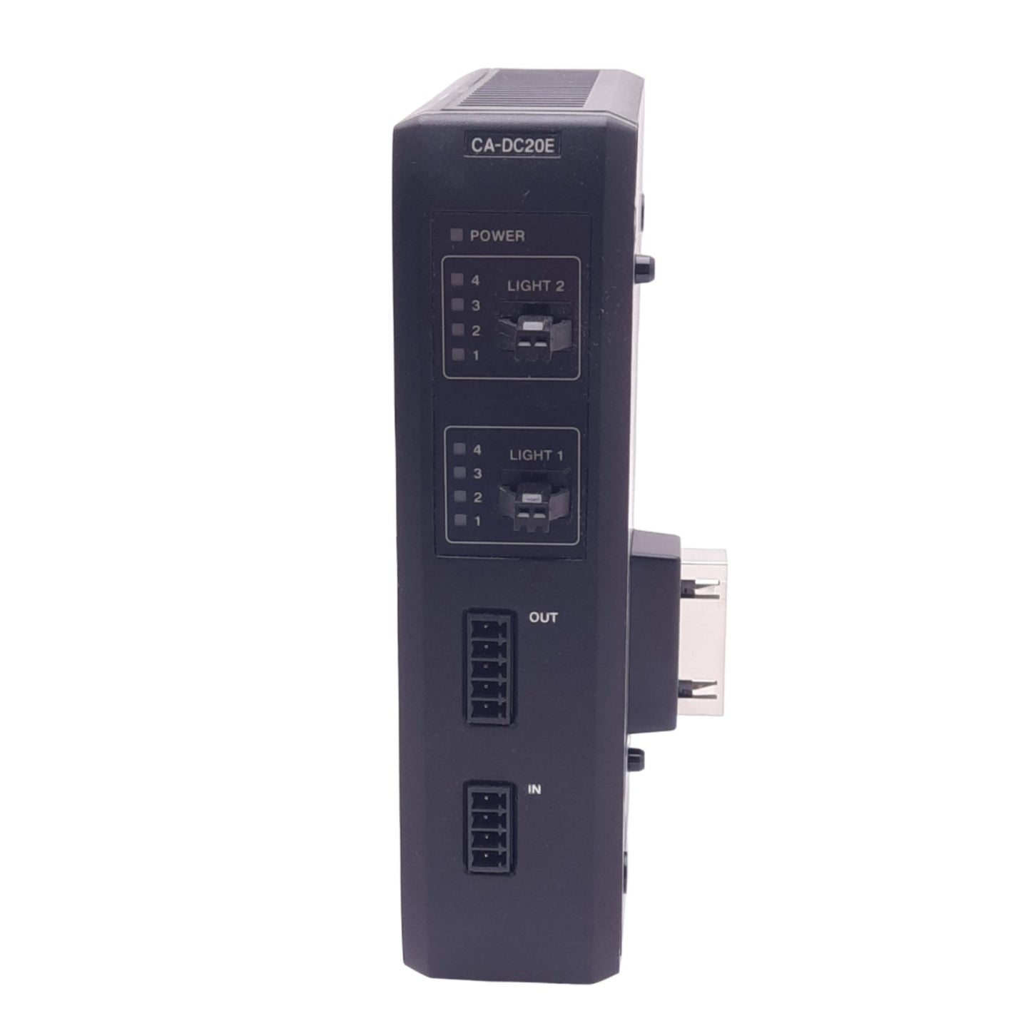 Used Keyence CA-DC20E Light Control Expansion Unit, 2-Channel, 40W Max, 24VDC