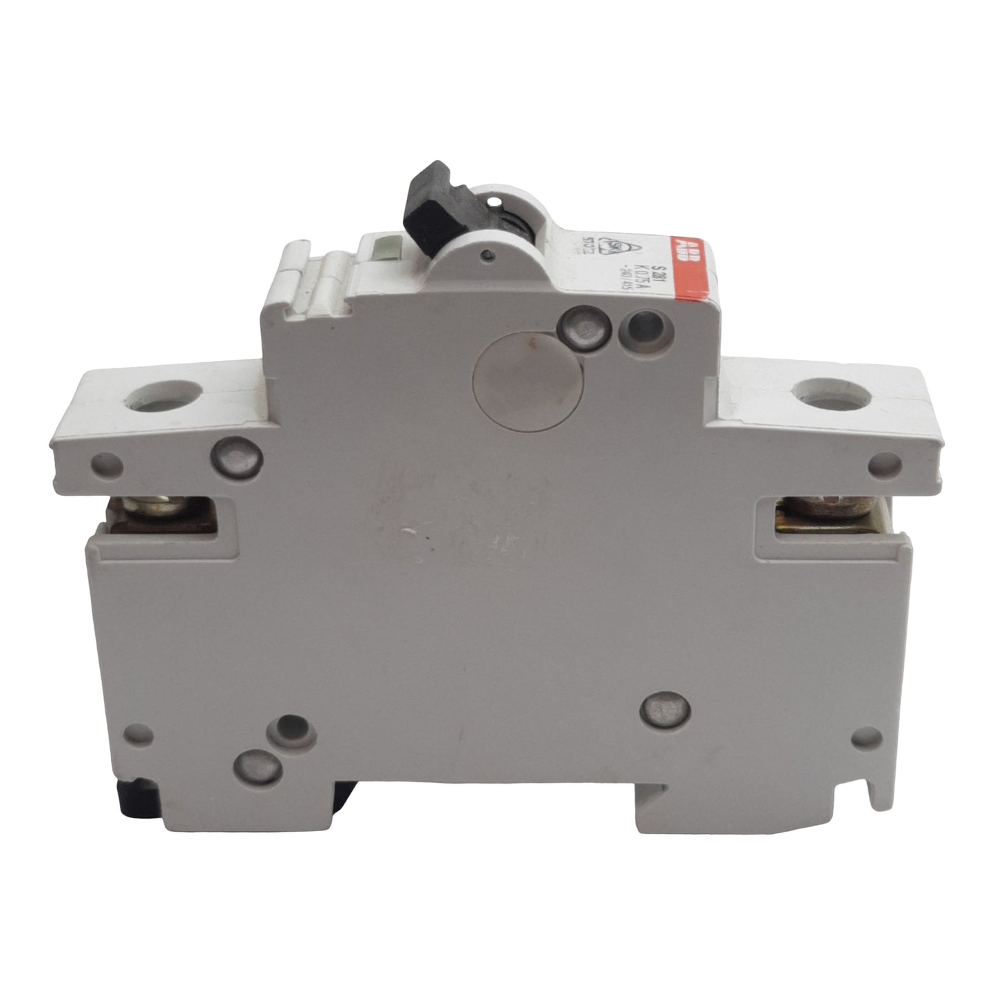 Used ABB S281-K0.75 Circuit Breaker, 1-Pole, 0.75A 240/415VAC, K-Curve, DIN Rail