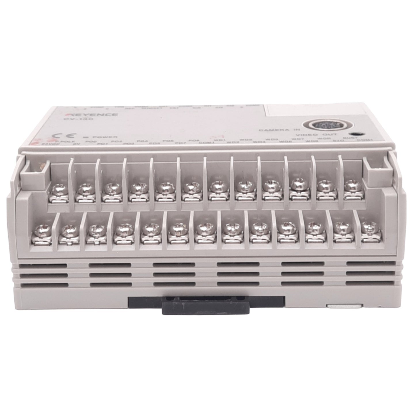 Used Keyence CV-130 Machine Vision System Camera Controller for CV-X Series, 24VDC