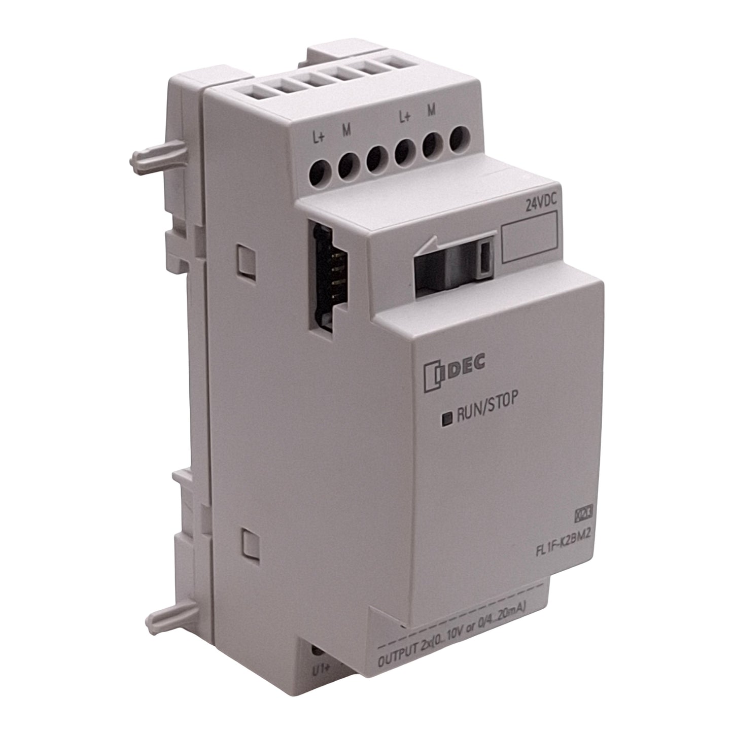 Used Idec FL1F-K2BM2 PLC Expansion Module, 2 Analog Outputs 0-10V 0/4-20mA, 24VDC