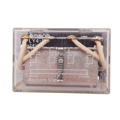 New – Open box Omron LY4-D DC24 Ice-Cube Relay, 4PDT, 14-Pin, 240VAC 10A Max, 24VDC Coil