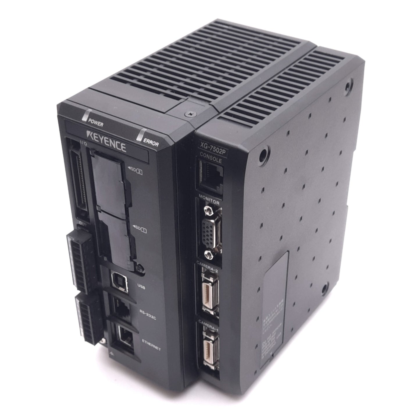 Used Keyence XG-7502P Multi-Camera Imaging System/Controller, 4-Camera Max, 24VDC