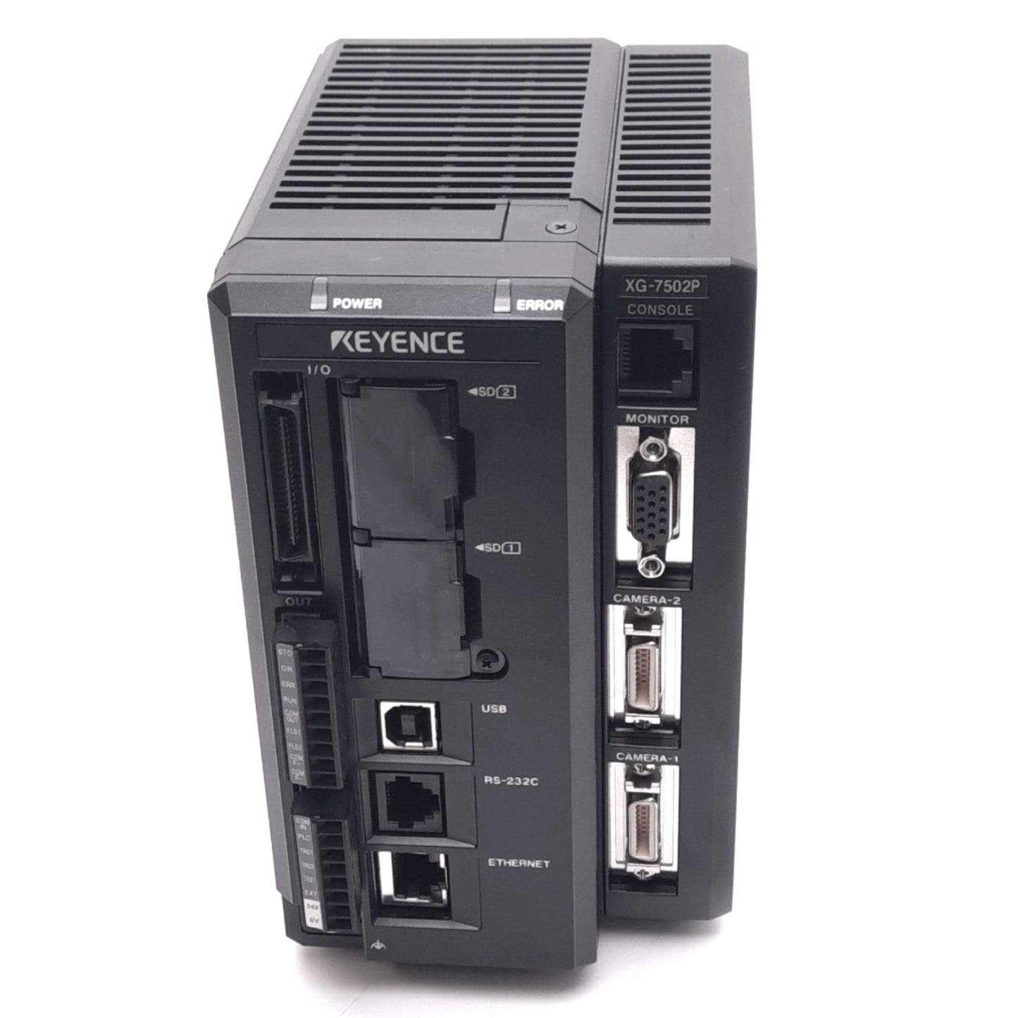 Used Keyence XG-7502P Multi-Camera Imaging System/Controller, 4-Camera Max, 24VDC