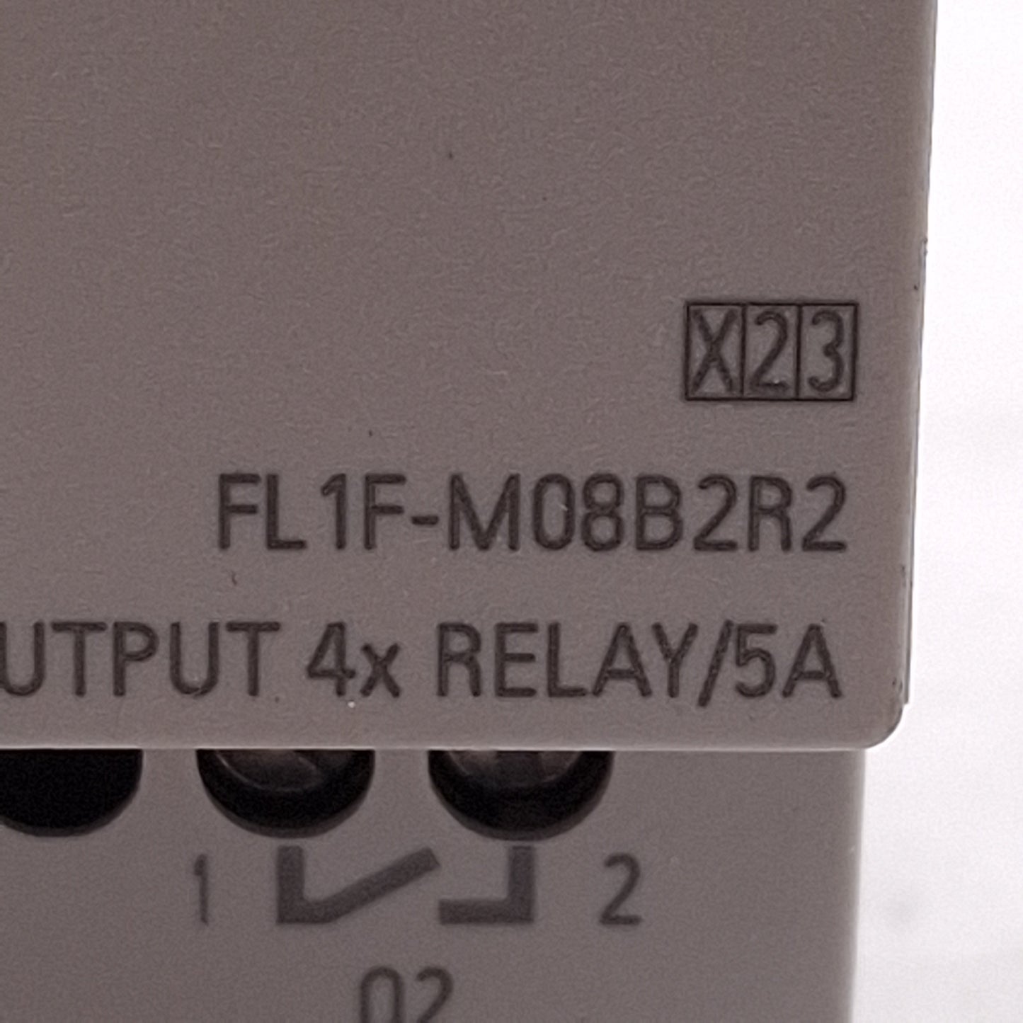 Used Idec FL1F-M08B2R2 PLC Expansion Module, 4 Inputs, 4 Relay Outputs, 12/24VDC