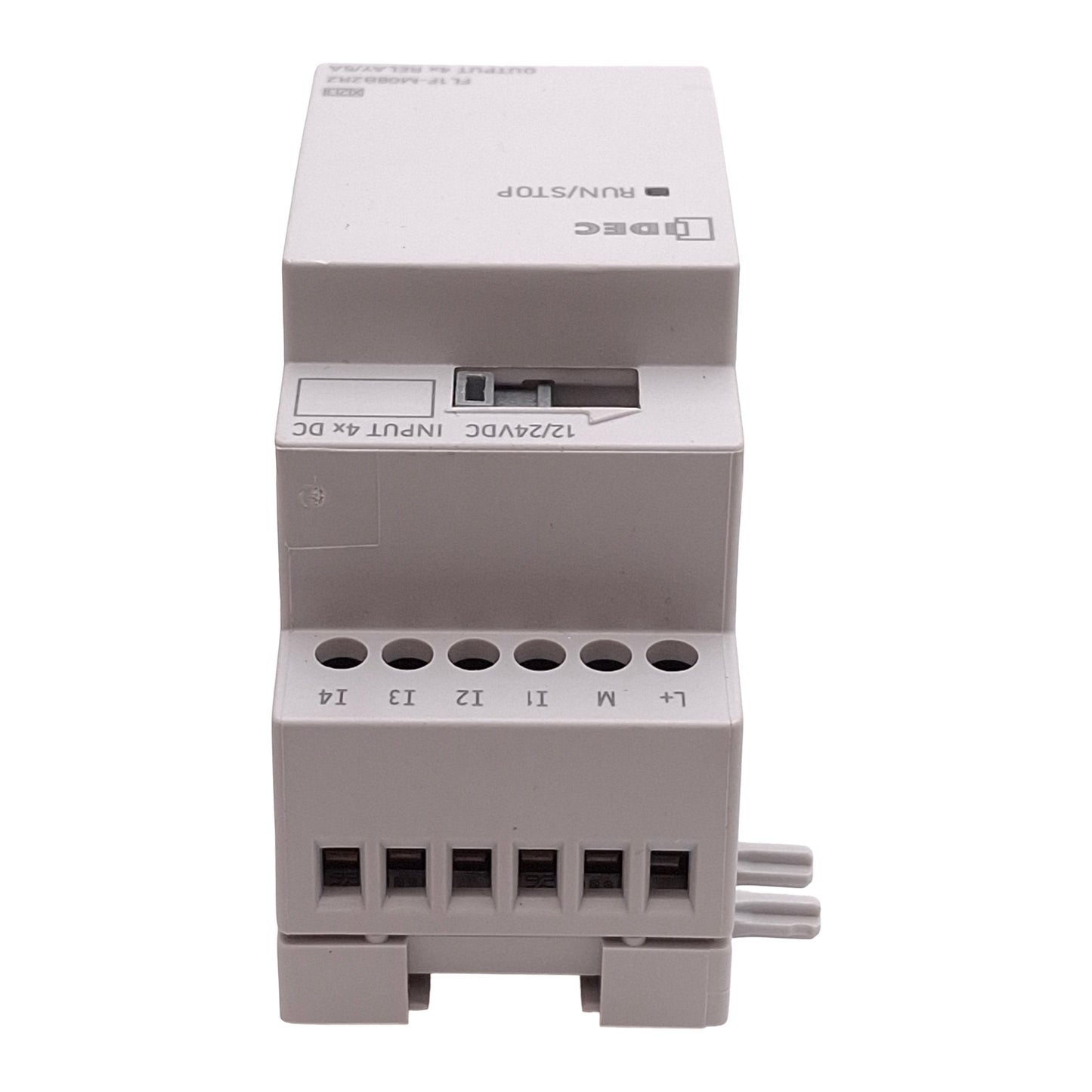 Used Idec FL1F-M08B2R2 PLC Expansion Module, 4 Inputs, 4 Relay Outputs, 12/24VDC