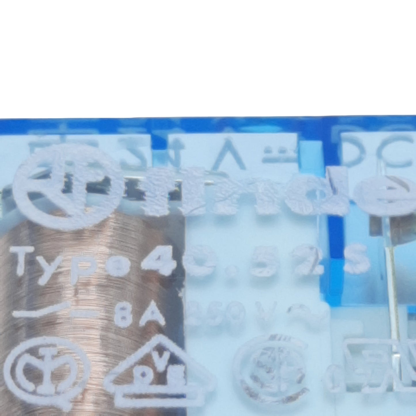 Used Lot of 5 Finder 40.52S Miniature Ice Cube Relay, DPDT, 8A 250VAC, 24VDC Coil
