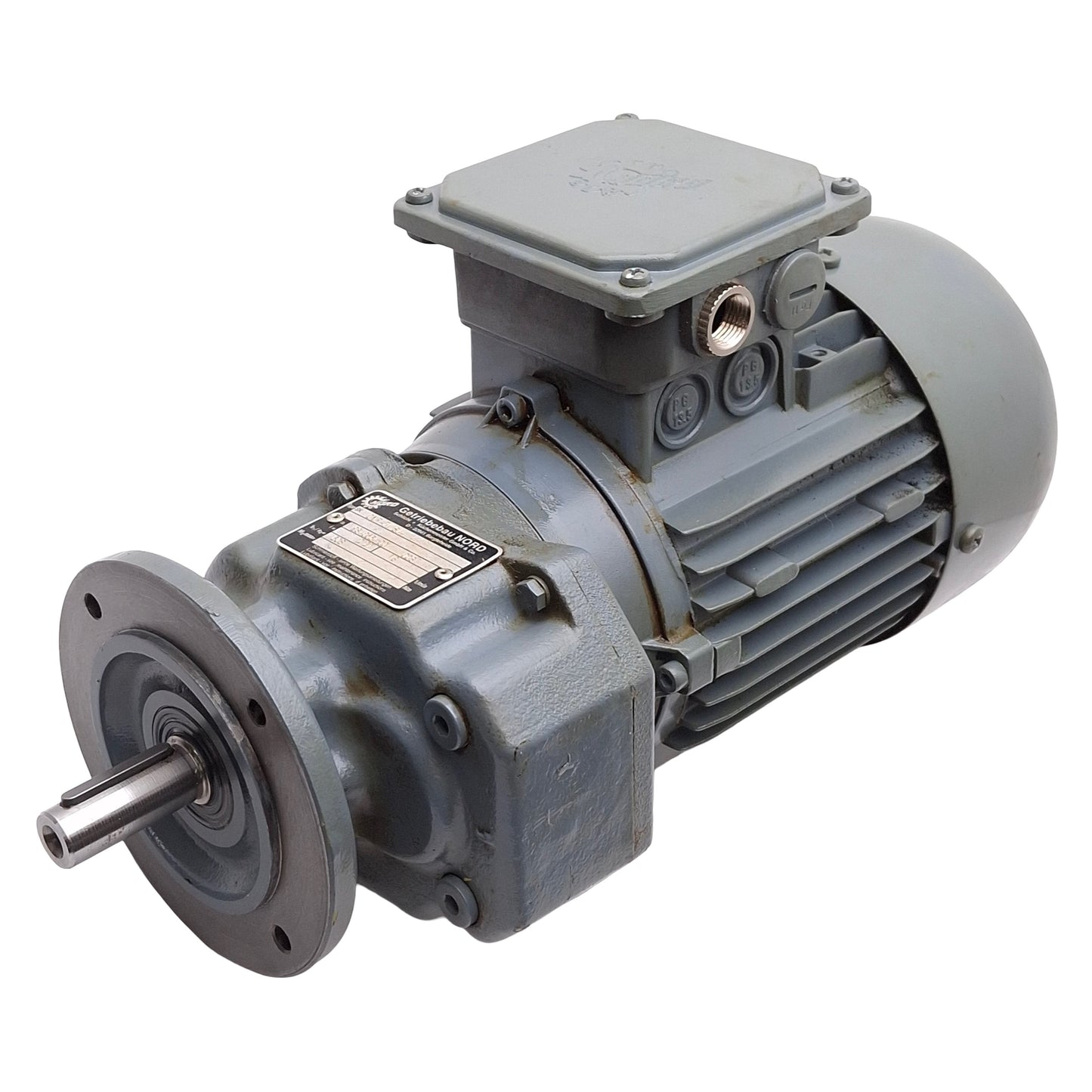 Used Nord SK 0NF-71S/4 Gearmotor, 2.27:1, 0.29kW 3-Phase 265/460VAC 60Hz, ø16mm Shaft