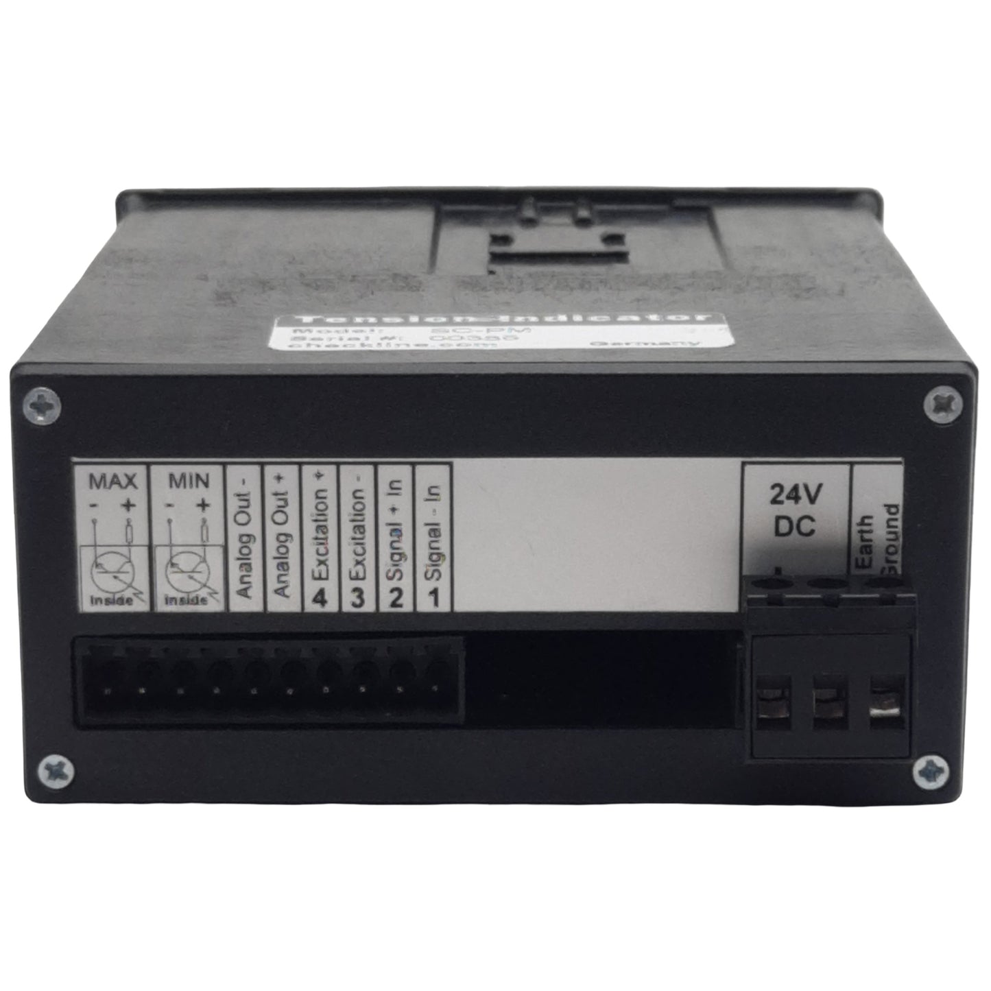 Used Checkline SC-PM Tension Indicator 0-1VDC In, 0-10VDC Out *Without Display Cover*