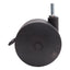 Used Lot of 4 80/20 2294 Furniture Style Caster, ø3.93in, 3/8in-16 x 1in Stem, 175lb