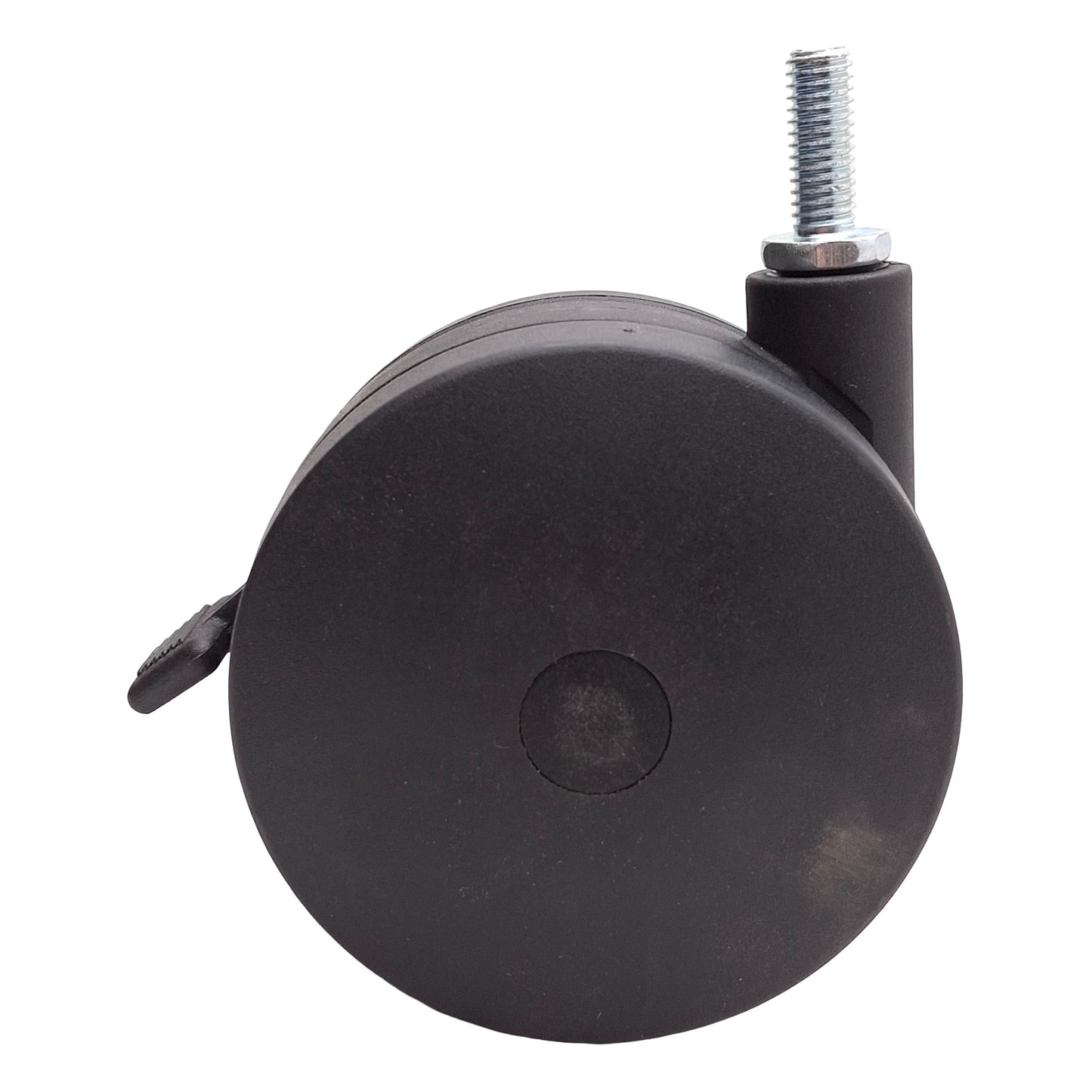 Used Lot of 4 80/20 2294 Furniture Style Caster, ø3.93in, 3/8in-16 x 1in Stem, 175lb