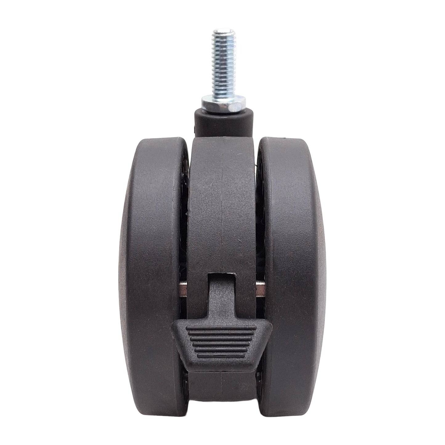 Used Lot of 4 80/20 2294 Furniture Style Caster, ø3.93in, 3/8in-16 x 1in Stem, 175lb
