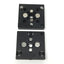 Used Thorlabs KB2X2 Magnetic Optical Mount Kinematic Base, Top & Bottom Plate, 1/4-20
