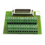 Used Phoenix Contact 9102093A D-Sub Breakout Board, DB25M to Screw Terminals