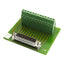 Used Phoenix Contact 9102093A D-Sub Breakout Board, DB25M to Screw Terminals