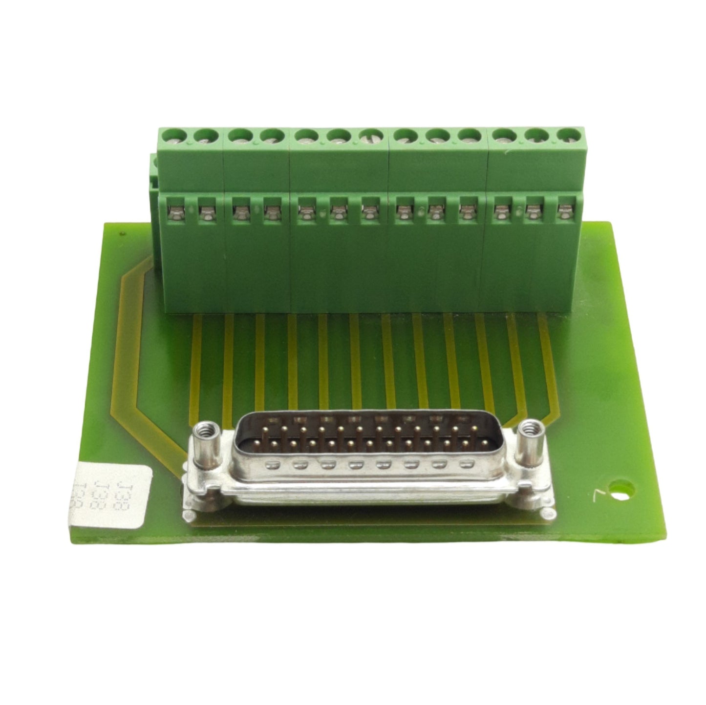 Used Phoenix Contact 9102093A D-Sub Breakout Board, DB25M to Screw Terminals
