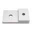 Used Lot of 5 80-20 4521 Straight Transition Flat Plate w/ Flush Offset, 10-15 Series