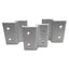Used Lot of 3 80/20 2433 Single Arm Wide Panel Retainer, 15 Series, 2.879in L x 3in W