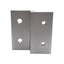 Used Lot of 3 80/20 2433 Single Arm Wide Panel Retainer, 15 Series, 2.879in L x 3in W