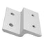 Used Lot of 3 80/20 2433 Single Arm Wide Panel Retainer, 15 Series, 2.879in L x 3in W