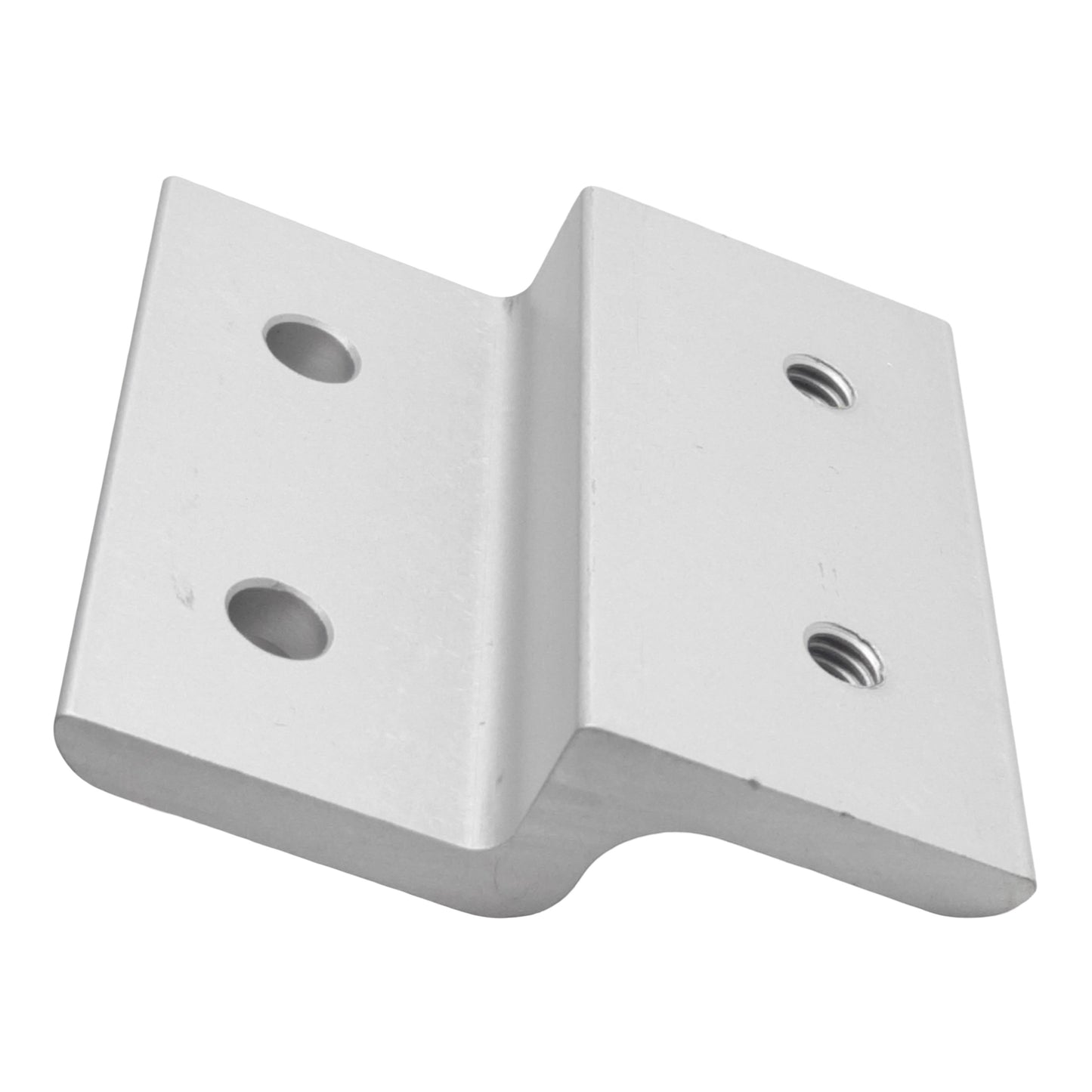 Used Lot of 3 80/20 2433 Single Arm Wide Panel Retainer, 15 Series, 2.879in L x 3in W