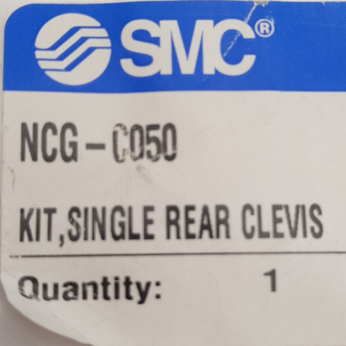 New Lot of 2 SMC NCG-C050 Single Rear Clevis 50mm Bore Size, Flange Mounting