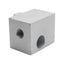 Used Lot of 3 80/20 2900 Aluminum Panel Mount Block 15 Series, 5/16"-18, 1.25" x 1"