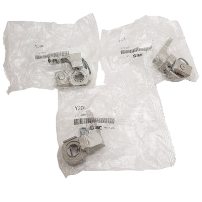New Lot of 3 SMC Y30L Spacer with L-Type Bracket 10.9x6.9mm Mounting Hole