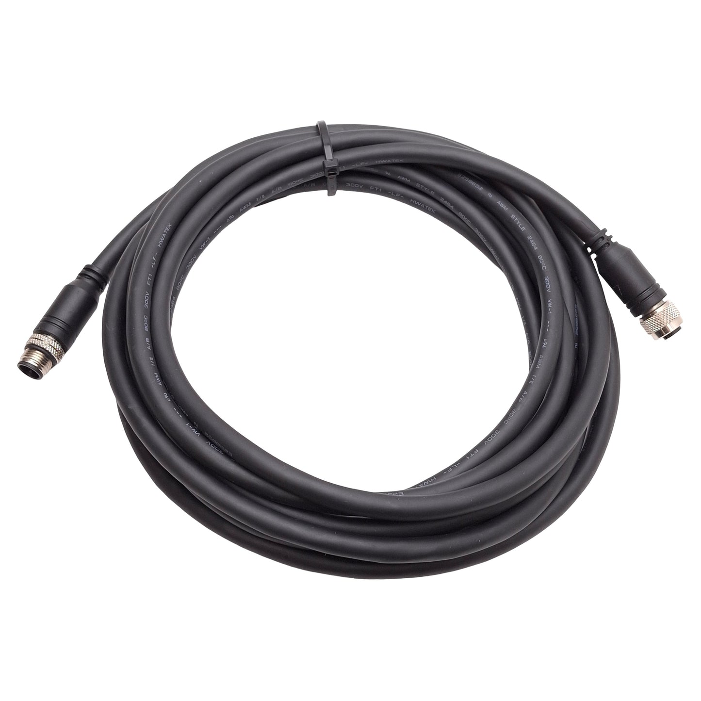 Used Cognex CKR-200-CBL-EXT Checker 4G Power & I/O Extension Cable, M12 12-Pin, 5m