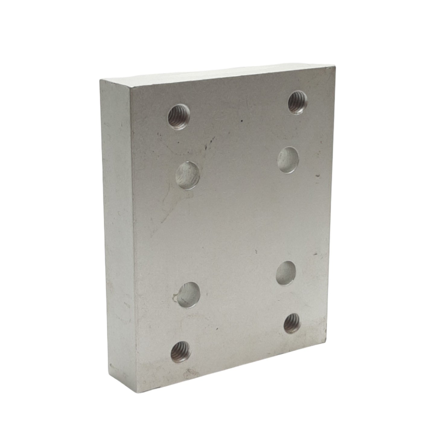 Used 80/20 2420 15 Series Flange Mount Caster Base Plate, 3.750in x 3.00in x 0.750in